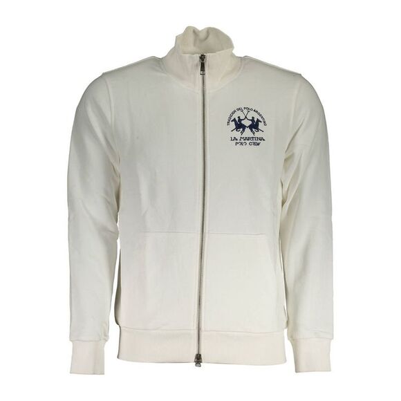 La Martina Bianco Cotton Mens Men's Sweatshirt